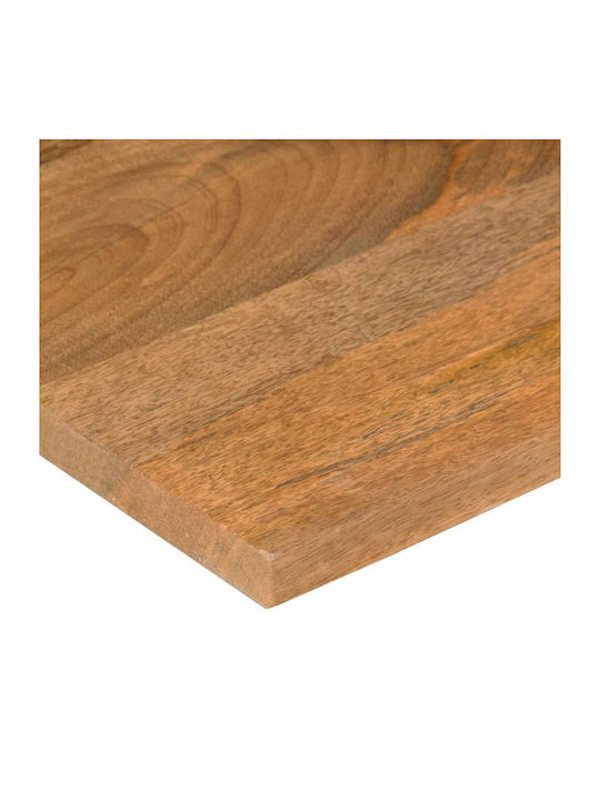 vidaXL Rectangular Office Desk Surface made of Solid Wood Mango 80x60x2.5cm 370214 1pcs
