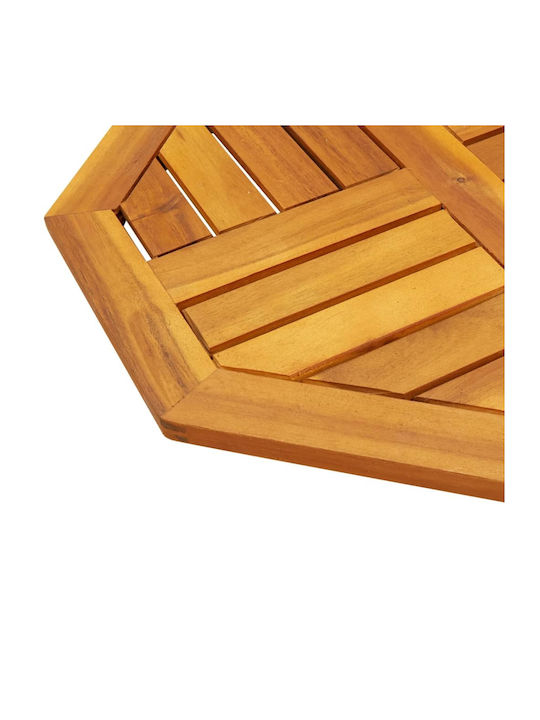 vidaXL Round Table Surface made of Solid Wood Acacia 50x50x2cm 4004259 1pcs