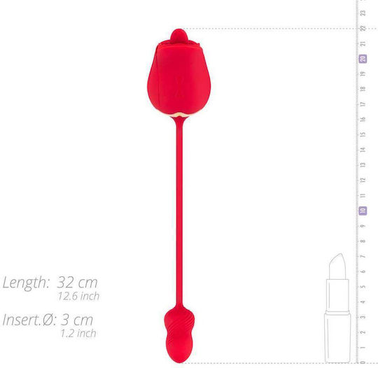 Teazers Rose Vibrator & Clitoris Stimulator For Her Mini Κλειτοριδικός Δονητής Ροζ