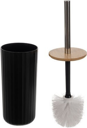 Ruhhy Plastic Bathroom Accessory Set Black 6pcs