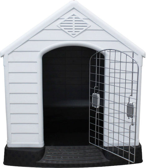 Vesta Door Dog made of Metal in Silver Color 26.5 x 45 x 45cm