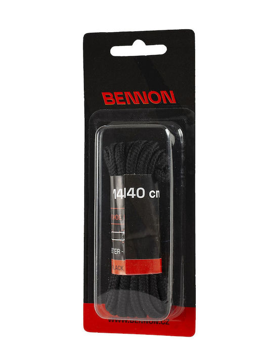 Bennon Κορδόνια Παπουτσιών Μαύρα 2τμχ 140cm Bennon Κορδόνια Παπουτσιών Μαύρα 2τμχ 140cm