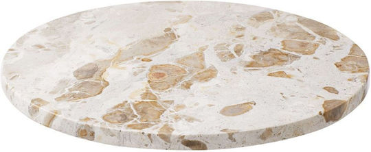 Butlers Piatră Rotund Tavă de Servire în Culoare Bej 30x30cm 1buc