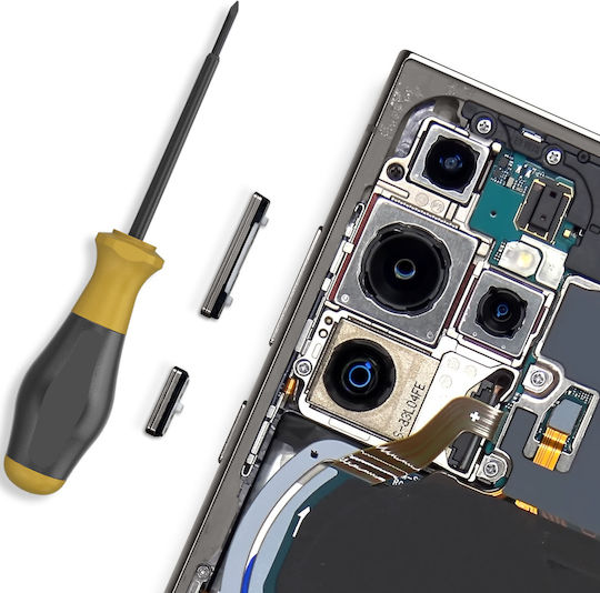 Клапио бутон за захранване и сила на звука Samsung Galaxy S24 Ultra черен