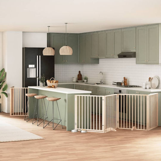 vidaXL Divider Dog in White Color 800 x 90cm