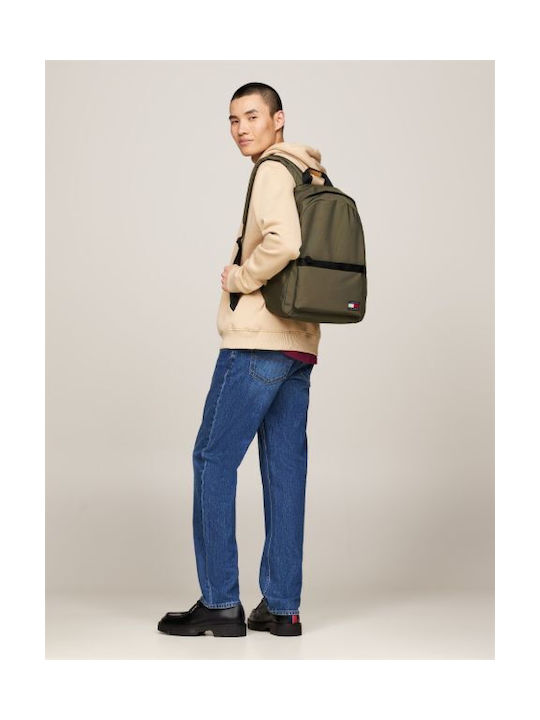 Tommy Hilfiger Men's Fabric Backpack Khaki 14.5lt