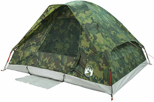 vidaXL Къмпинг сцени Igloo Зеленa за 6 човека