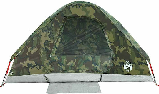vidaXL Къмпинг сцени Igloo Зеленa за 6 човека