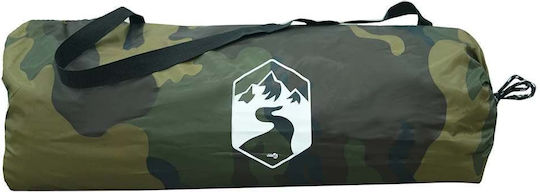 vidaXL Camping Tent Igloo Green for 2 People 198x145x105cm