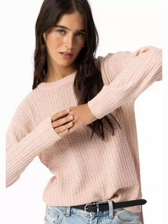 Women's Long Sleeve Sweater Dusty Pink