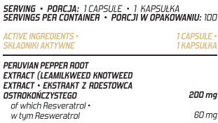 Evolite Resveratrol 200mg Ειδικό Συμπλήρωμα Διατροφής 100 κάψουλες