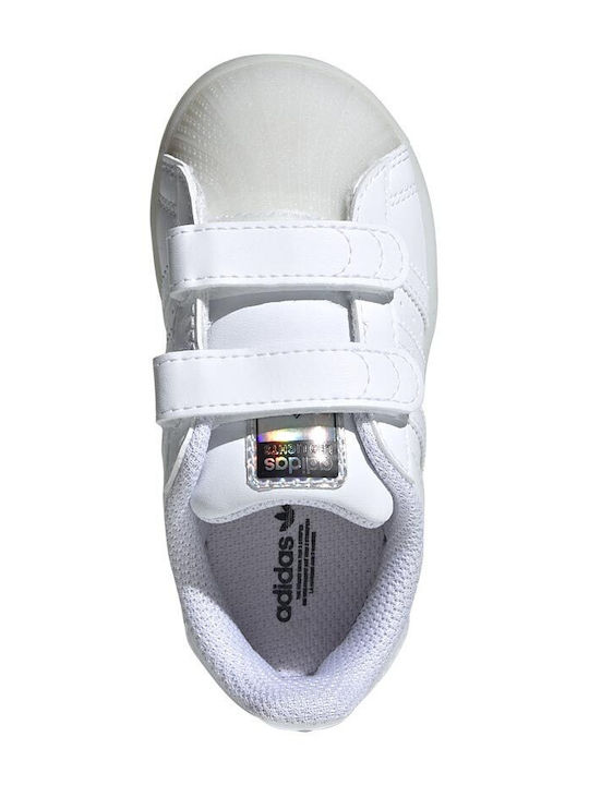 adidas Superstar Superstar Led Lights Kids Sneakers with Scratch & Lights  White IH8007 | Skroutz.mt