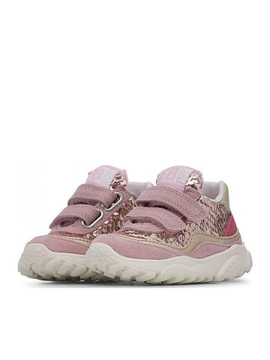 Kids Sneakers with Scratch Pink