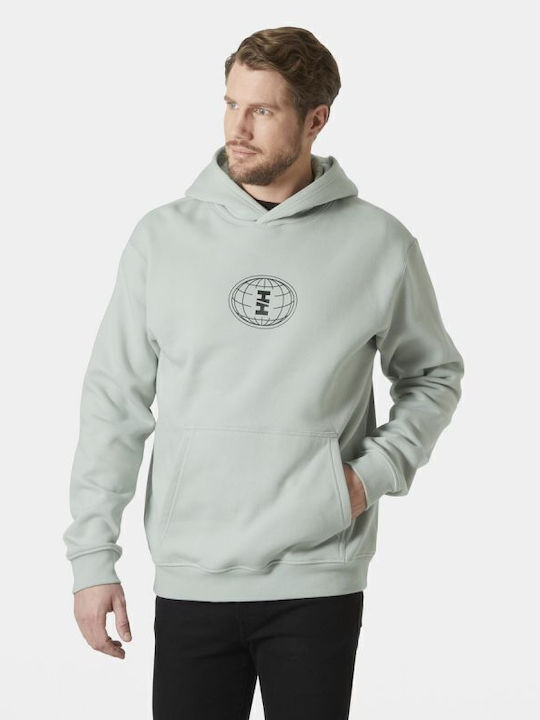 Sweatshirt Für Herren Mit Kapuze Hellblau