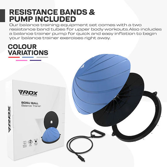 RDX Μπάλα Ισορροπίας Μαύρη με Διάμετρο 23cm