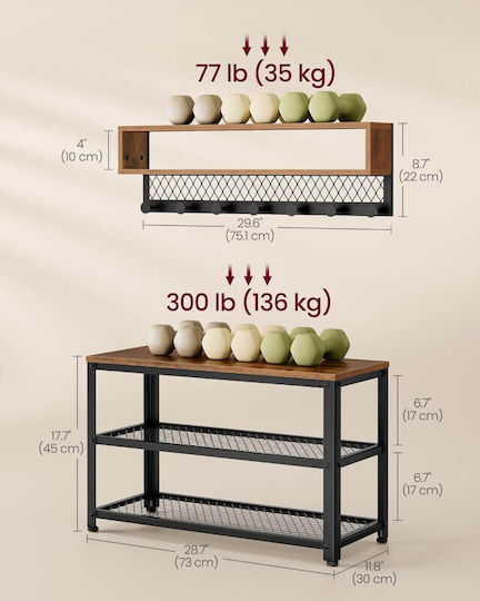 Μεταλλική 73x30x45cm LCR073K01 Μεταλλική 73x30x45cm LCR073K01