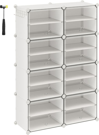 Plastik Schuhschrank 94x32x124cm