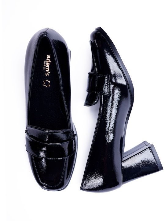 Pumps mit Chunky mittelhohem Absatz Schwarz