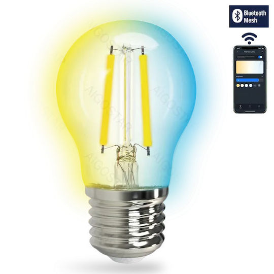 Aigostar Bec Smart LED 4.5W și Formă G45 Alb reglabil