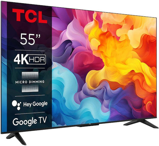 TCL Smart Τηλεόραση 55" 4K UHD LED P655 HDR (2024) 55P655