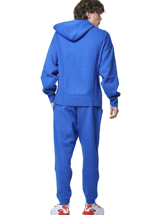 Sweatpants with Elastic Blue