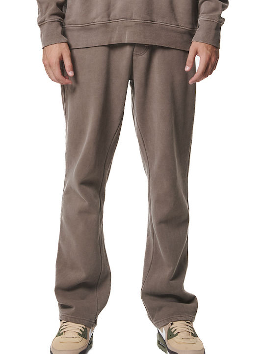 Sweatpants without Elastic Faded Effect