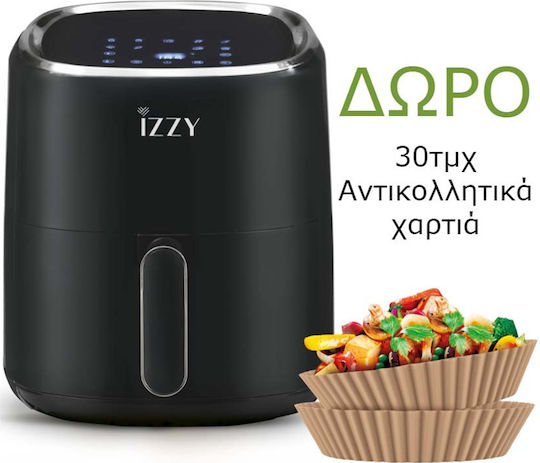 Izzy Air Fryer 4.5lt Μαύρο IZ-8213