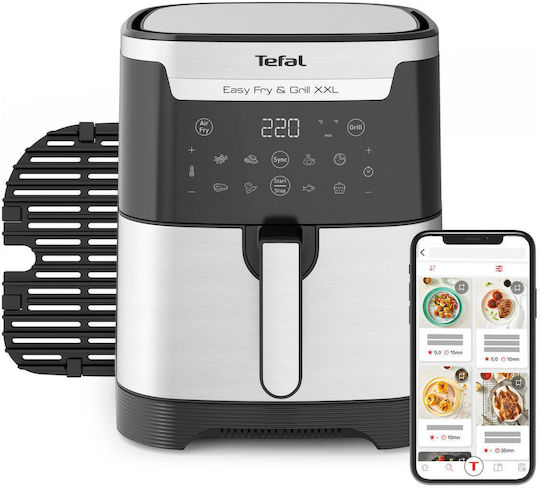 Tefal Easy Fry Air Fryer 6.5lt Ασημί