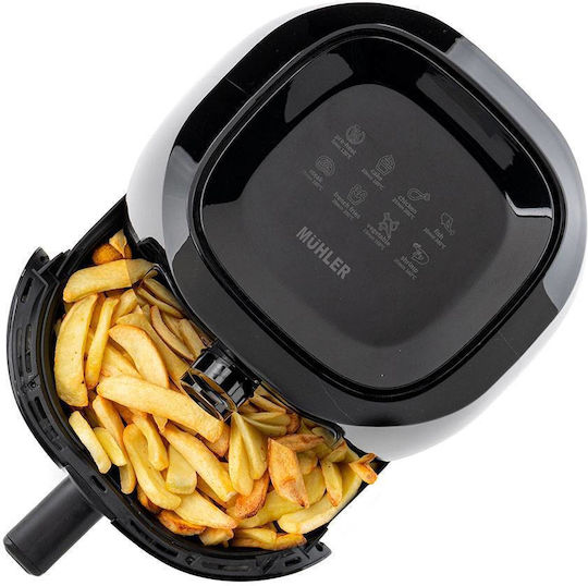 Muhler Heißluftfritteuse 4Es Schwarz MFX-414M