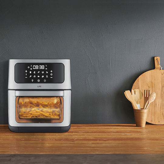 Life Fried Gold Air Fryer 12lt Ασημί