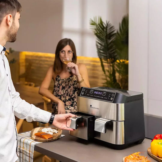 MasterPro Air Fryer 7.6lt Ασημί BGMP-9155-BK