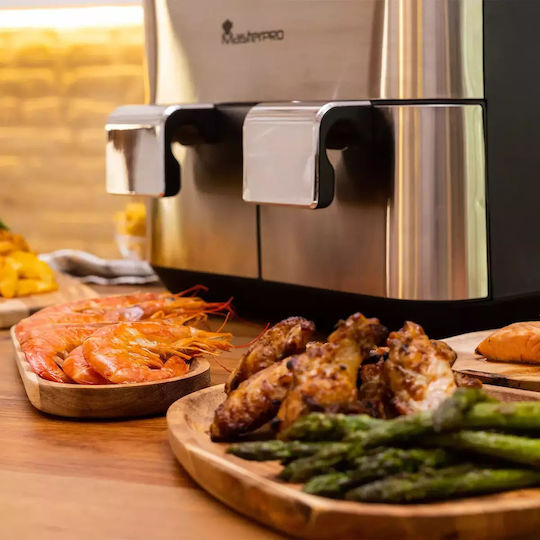 MasterPro Air Fryer 7.6lt Ασημί BGMP-9155-BK