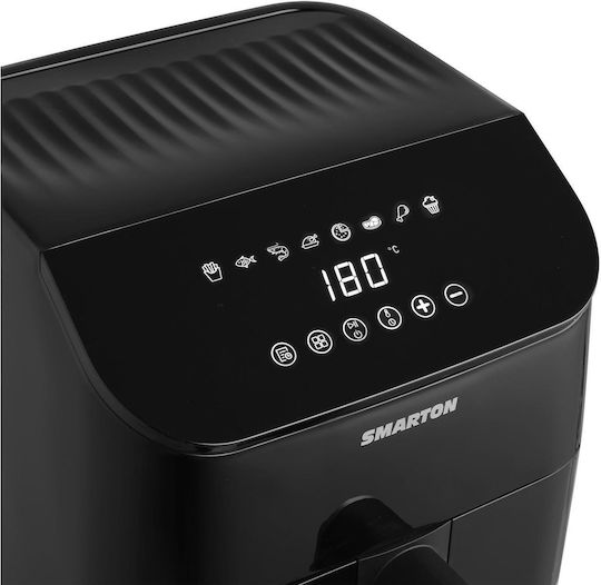 Smarton Heißluftfritteuse mit Wi-Fi 4.5Es Schwarz FR 450