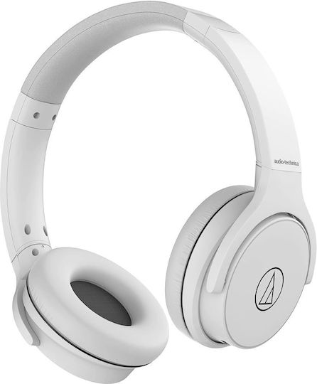 Audio Technica ATH-S220BT Wireless / Wired On Ear Headphones with 60 hours of Operation and Quick Charge White