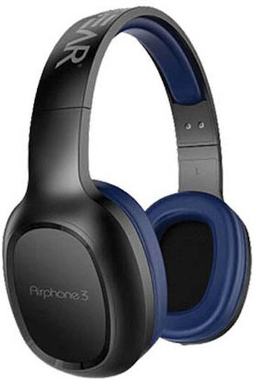Sonic Gear Airphone 3 Ασύρματα / Ενσύρματα Over Ear Ακουστικά με 8 ώρες Λειτουργίας Μαύρα