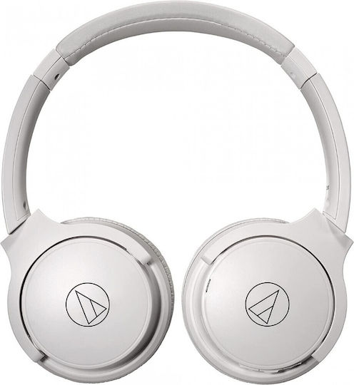 Audio Technica ATH-S220BT Wireless / Wired On Ear Headphones with 60 hours of Operation and Quick Charge White