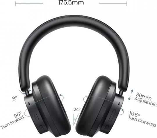 Ugreen Hitune Max 3 Безжични / Жични Over Ear Слушалки с 40 часа Работа Черни