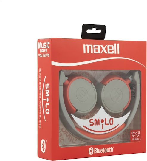 Maxell BT400 Безжични / Жични On Ear Слушалки с 10 часа Работа Gray / Red
