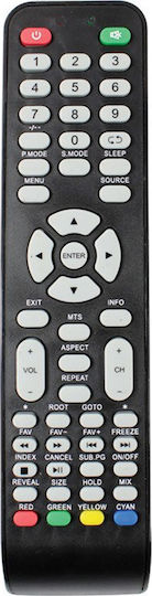 KAL Electronics Compatible Remote Control RM-L1386 for Τηλεοράσεις F&U 6934080754116