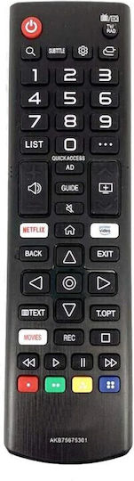 Compatible Remote Control AKB75675301 for Τηλεοράσεις LG