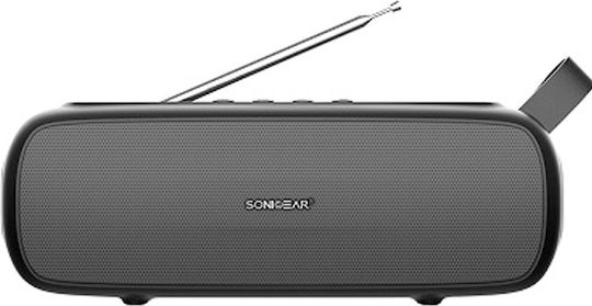 Sonic Gear Super Bass Bluetooth Speaker 20W with Radio and Battery Life up to 6 hours Black