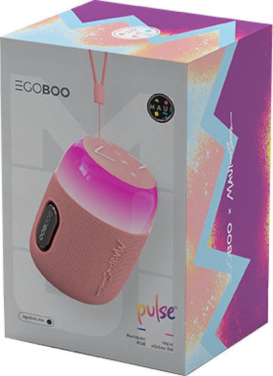 Egoboo X Maui Sons Bluetooth Speaker 5W with Radio and Battery Life up to 5 hours Pink