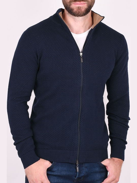 Herren Strickjacke Blue