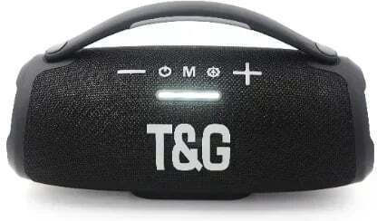 T&G Bluetooth-Lautsprecher 30W mit Radio und Akkulaufzeit bis zu 4 Stunden Schwarz