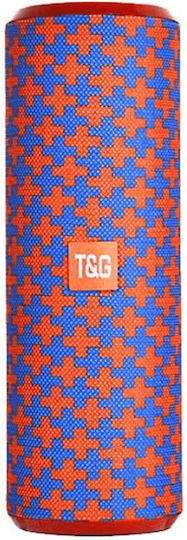 T&G TG-126 Ηχείο Bluetooth 10W με Ραδιόφωνο και Διάρκεια Μπαταρίας έως 6 ώρες Blue/Red
