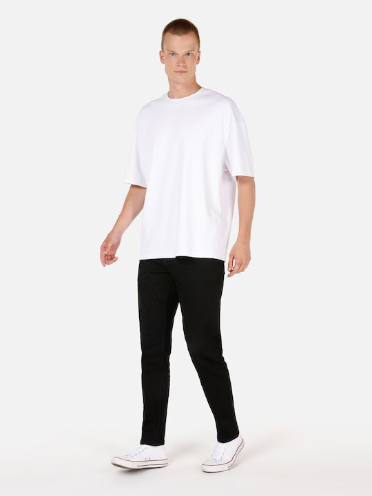 Pantaloni cu Croială Normală Black