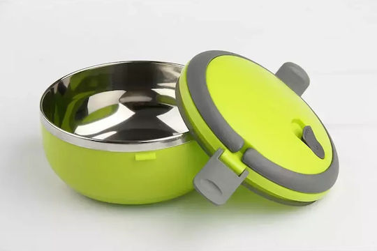 Veltihome Cutie pentru Mâncare Termos Inox Verde 700ml 1buc