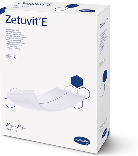 Hartmann Zetuvit E Αυτοκόλλητα Επιθέματα 15τμχ