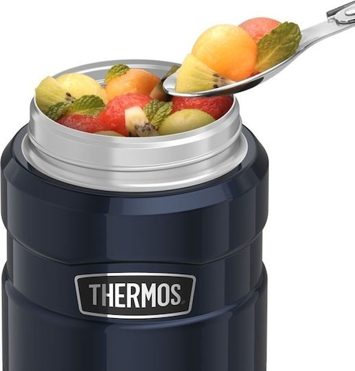Thermos Δοχείο Φαγητού Inox Θερμός Γκρι 470ml
