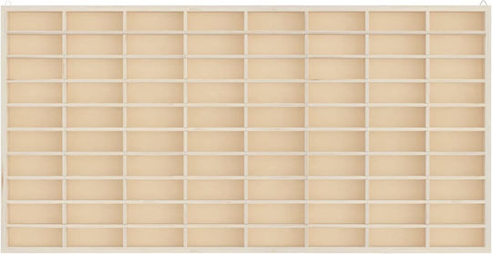Детски Стенен Рафт Бежов 80x4.5x40.5см